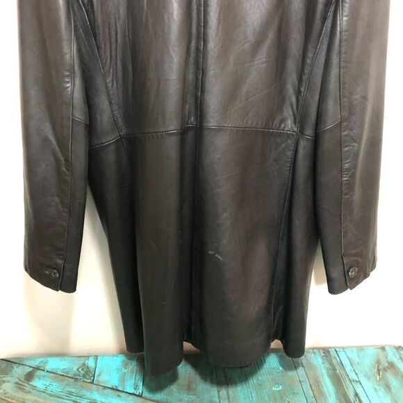 Kenneth Cole Reaction Leather Jacket Size Large - Picture 7 of 12